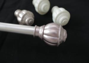 Quality No Drilling Plastic 10cmx28mm Curtain Rod Finials wholesale