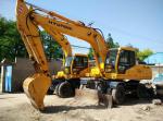 Used hyundai r200-5 r130w-5 wheel excavator for sale