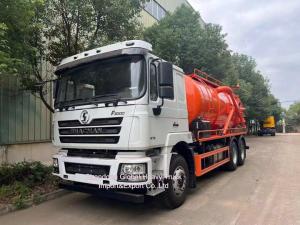 Quality Shacman F3000 6X4 Sewage Suction Truck 20 Cubic Meters Volume 300HP wholesale
