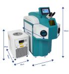 200W 300W Metal Silver Jewelry Split Laser Welder by HIGHYAG KBF YAG Jewelry