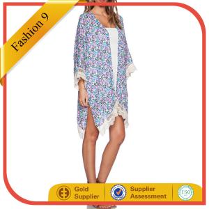 Quality PLACEMENT FLORAL KIMONO wholesale
