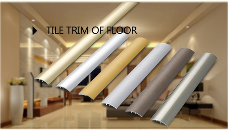 Movement Joints and Cove-shaped Aluminum Tile Trim Profiles