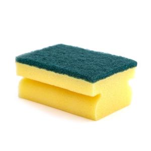 Quality Canteens Rectangular Dish Cleaning Sponge Long Lasting High Flexibility wholesale