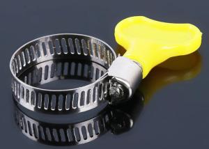 Quality 3.8NM Holding Force SUS201 Gas Pipe Clamping American Hose Clamp wholesale