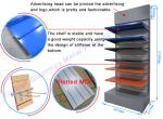 Retail Cosmetic Angled Slatwall Shelves Cigarette Display