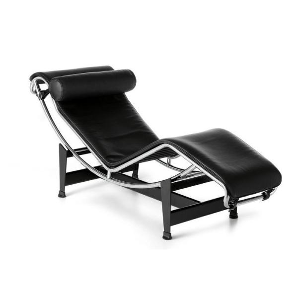 Modern Leather industrial steel relax chaise lounge chair living room recliner