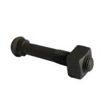 Stainless Steel Railway Track Fasteners , GOST ANSI Black M10 Bolts Finishing