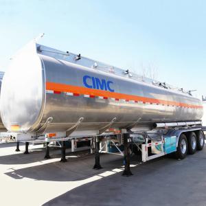 Quality CIMC 50CBM Tri Axle Stainless Steel Tanker Trailer wholesale