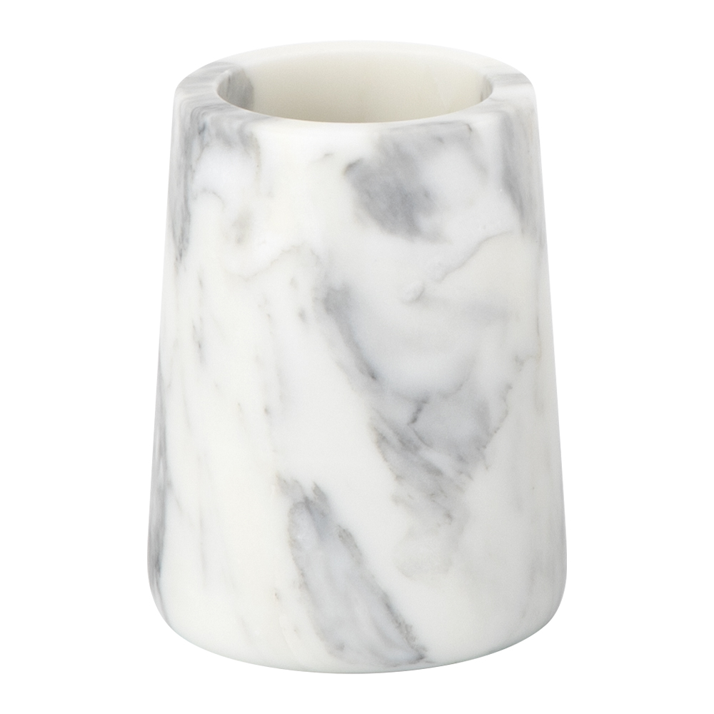 Nature Marble Bathroom Set Round Great Flower White With Black Part Marble Hand Soap Dispenser