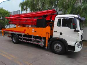 Quality Air Cooling Euro 2 Concrete Pump Truck With 32MPa Rated Working Pressure wholesale