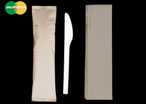 Quality Disposable Plastic Knife Fork PLA Cornstarch Cutlery For Fast Food wholesale