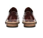 Fashion Italian Designer Men Formal Dress Shoes Genuine Leather Flat Luxury