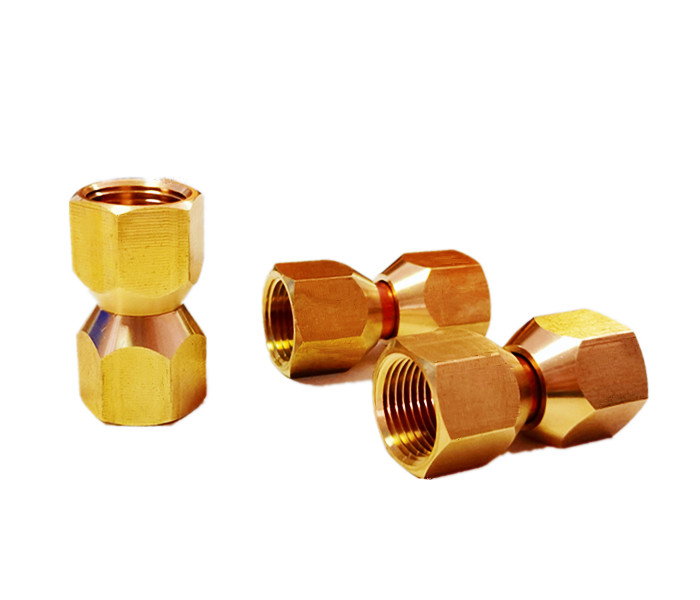 1/2" Brass Swivel Fitting Threaded Forged Swivel Nut Connector