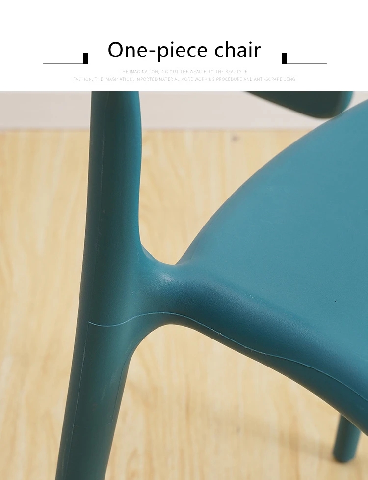 Full PP Plastic Stackable Dining Chairs OEM ODM Moulded Plastic Dining Chairs