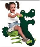 Quality outdoor playground galvanized steel children spring rider-ET-E07D wholesale