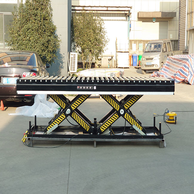 Hydraulic Heavy Duty Custom Lift Tables With Double Scissor 4.5T For Conveyor