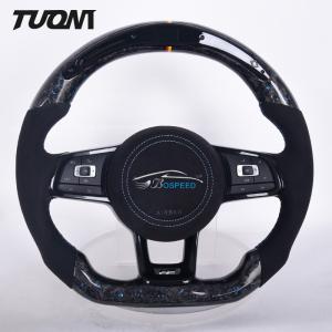 Quality Standard Size Black Volkswagen Carbon Fiber Wheel Golf Mk7 R R-Line Scirocco wholesale