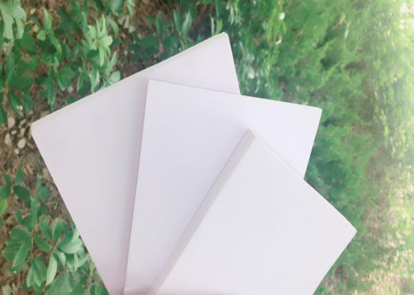 High Strength White Rigid PVC Foam Board Corrosion Resistance For Exhibits