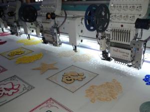 Quality Tai Sang Embro vista model 904+04(4 heads flat embroidery machine + 4 heads chenille embroidery machine) wholesale
