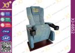 Ergonomic Headrest Cinema Theater Chairs With Pushing Back And Soft Seat