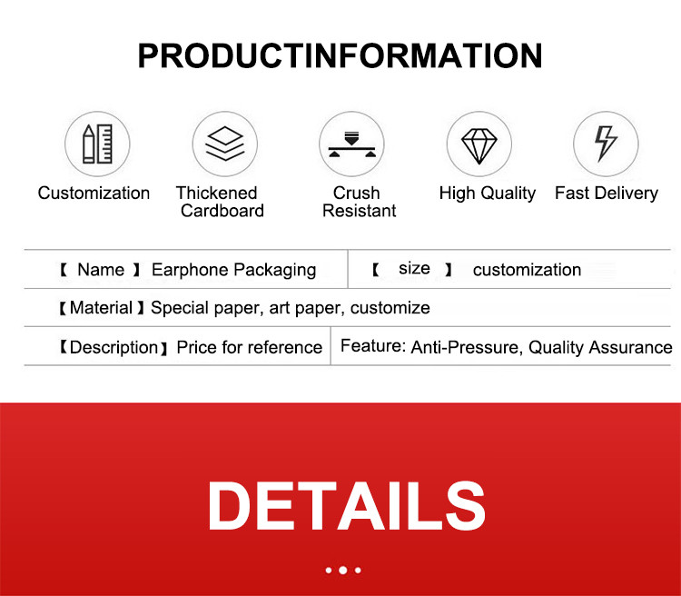 Pantone Paper Cardboard Screen Protector Packaging For Electronic Products