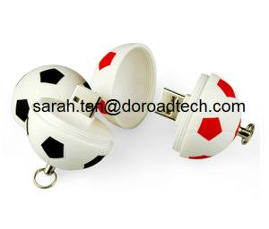 Quality Football/Soccer Plastic USB Stick, Football Shape USB Flash Drive wholesale