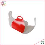 Food Grade Ivory Board Foldable Paper Cupcake Boxes Custom Shape FSC