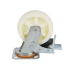 Heavy Duty Fixed Flat Industrial Caster Iron PP Caster Wheel with Customized