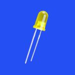 5mm 3Hz 1/6 Duty Cycle 12V Tinted Diffused Yellow Color 590nm 70-150mcd 60deg