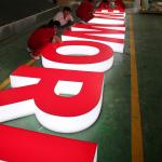 customer bought New 3d outdoor acrylic light letter signage for sale