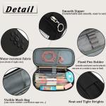 FUXINGYAO PENCIL CASE, MULTI- SLOT PENCIL POUCH, PORTABLE PENCIL BAG, PEN CASE