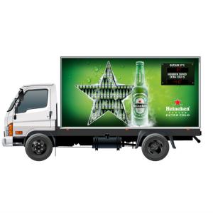 Quality Outdoor Digital Sign Board Mobile Truck LED Screen Full Color P4.8 P6 P8 Truck Advertising LED Display Screen wholesale