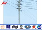 Outside 8KN Steel Tubular Pole , Commercial Light Poles 355 n / mm2 Yield
