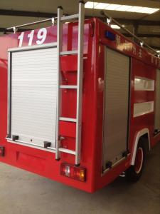 Quality Security Proofing Roller Shutters for Fire Protection Emergency Rescue Truck wholesale