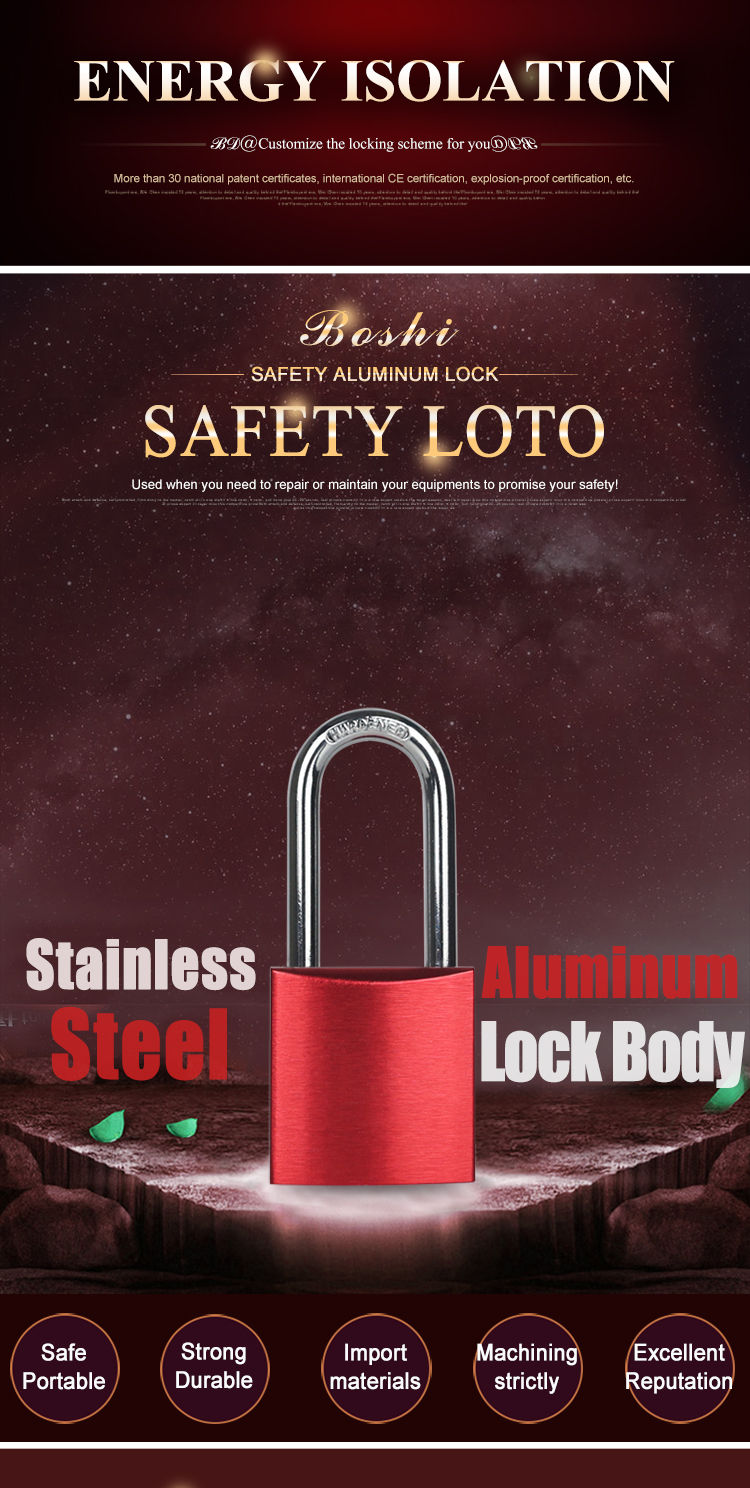 Rust Proof Aluminum Padlock Green / Yellow Color With Anodization Treatment