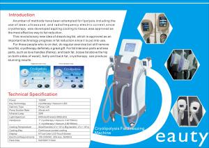 Quality Fat reduction body shaping cryolipolysis slimming machine for women wholesale