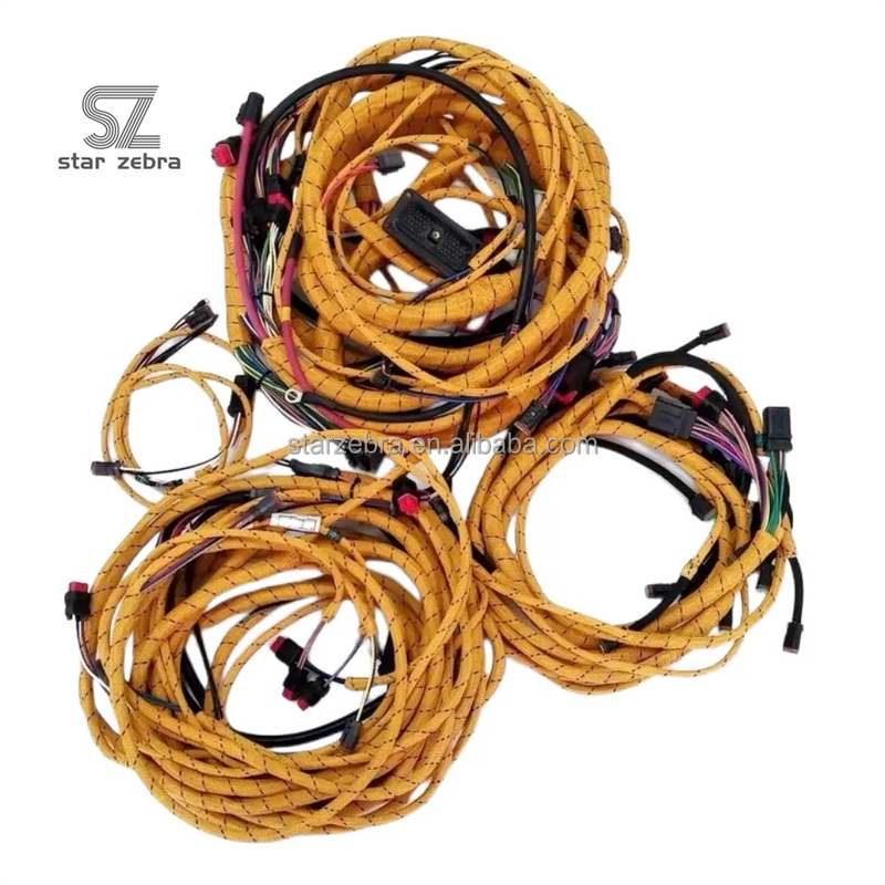 CAT E374D Excavator External Wiring Harness Main Wire Harness 3886859 Design