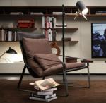 Modern Space Saving Furniture Outdoor Lounge Chair Leather Sofa Recliner For