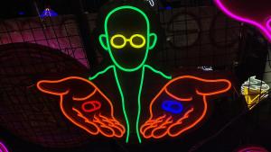 Quality Custom Aliens neon sign 12v silica gel led neon sign waterproof signage wholesale