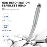 Stainless Steel Air-Driven Dental Turbine High Speed Handpiece with CE