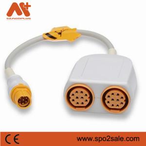 Quality Draeger Compatible IBP Adapter Cable 7Pin To Dual 10Pin wholesale