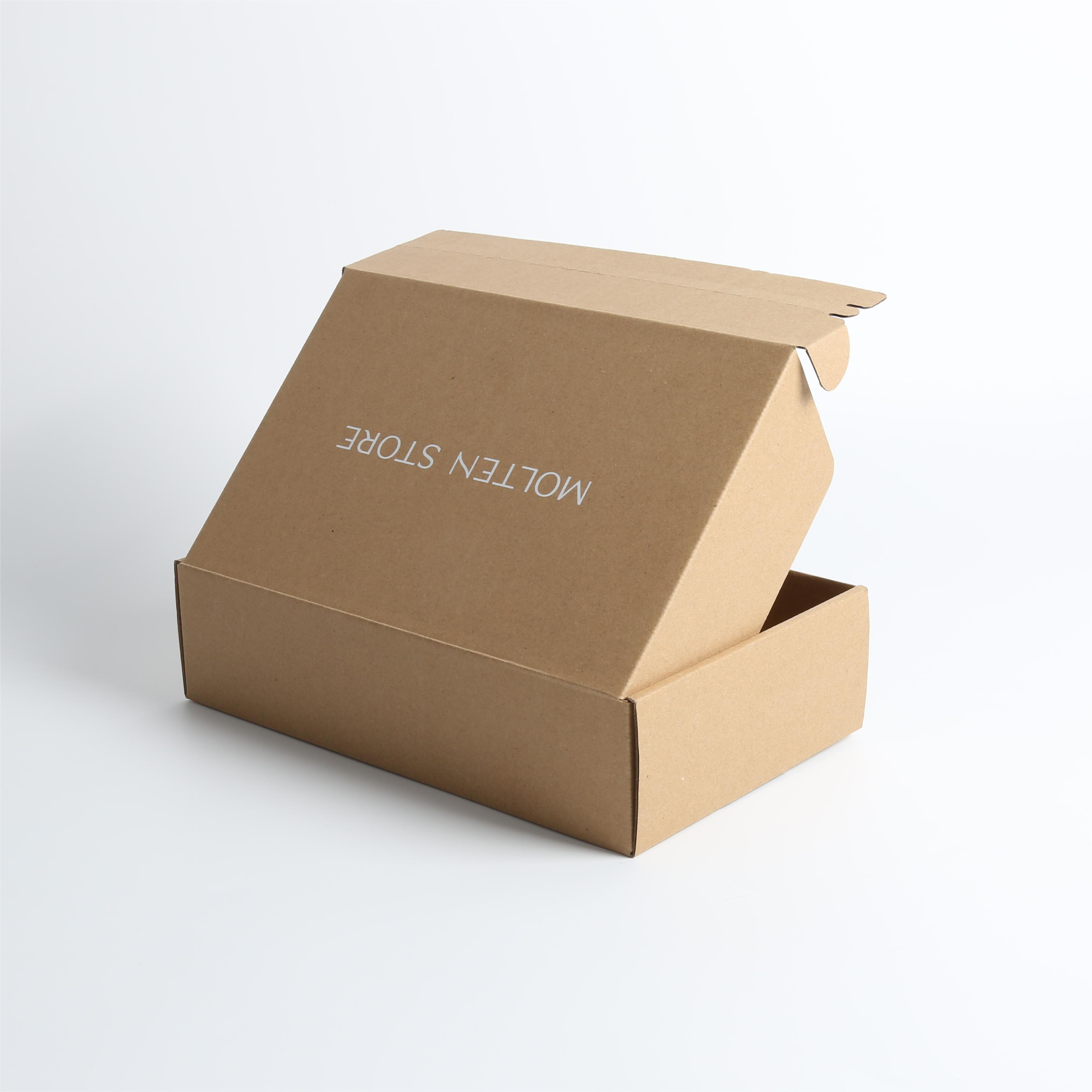 Corrugated Zipper Paper Box Eco-friendly and Durable Packaging for Small Business