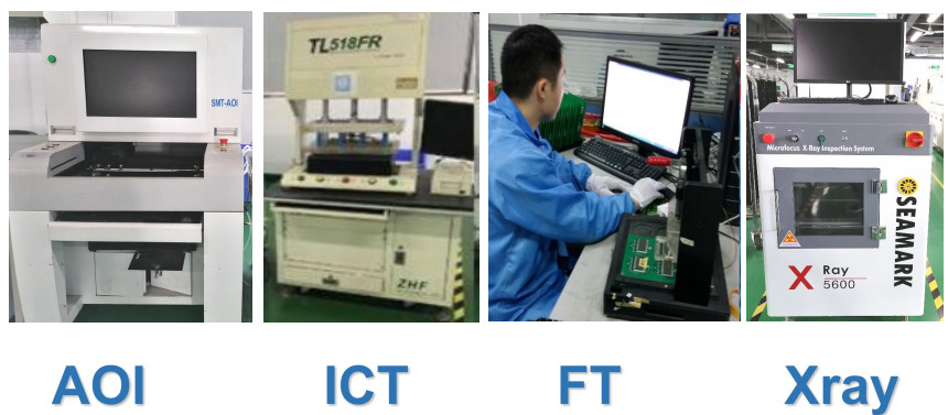 Rogers High TG185 FR4 PCB Fabrication and Assembly 94v0 IPC-A-610F Class II with Thickness 0.5mm-4.5mm