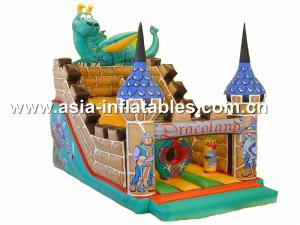 Quality Commercial Grade Inflatable Casle And Slide Combo For Sale wholesale
