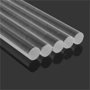 Quality Edge Polishing Solid Clear Acrylic Rod Cast Acrylic Rods Scratch Resistant wholesale