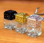 5ml 8ml Crystal Glass Bottles Hanging Bottle Car Air Freshener And Perfume