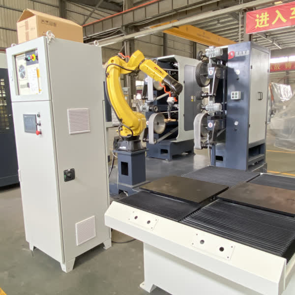 20.5KW Robotic Polishing Machine With FANUC Robot Cell For Industrial