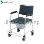 Movable Medical Rehabilitation Equipment Disabled Elderly Commode Toilet Chair