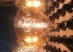 St64 Led Filament Bulbs 6w Amber Glass 360 Degree With E26 Base Ul Listed
