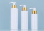 200ml White Shampoo And Conditioner Pump Bottles Cosmetic Pet Bottle Leakproof